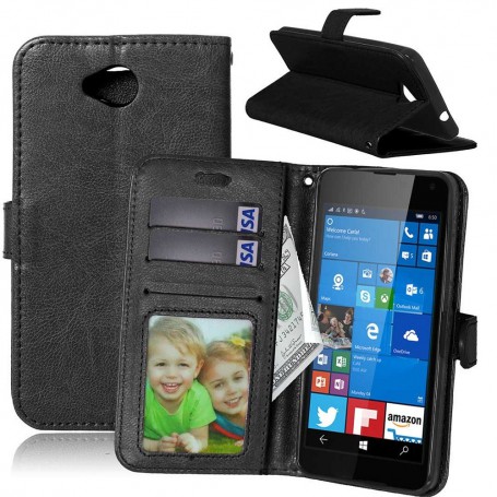 Lumia 625 musta lompakkokotelo