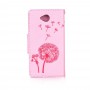 Lumia 650 vaaleanpunainen puhelinlompakko
