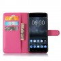 Nokia 6 pinkki puhelinlompakko