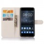 Nokia 6 valkoinen puhelinlompakko