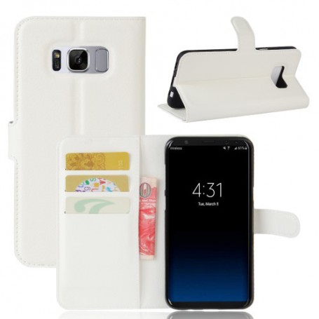 Samsung Galaxy S8 valkoinen puhelinlompakko