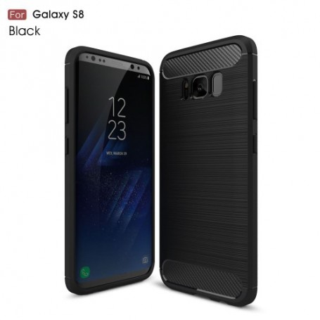 Samsung Galaxy S8 musta suojakuori.
