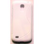 Galaxy S4 Mini valkoinen silikonisuojus.