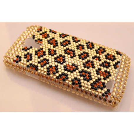 Galaxy S4 Mini leopardi bling kuoret.