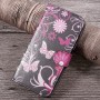 Samsung Xcover 4 kukkia ja perhosia puhelinlompakko