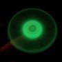 Harmaa hohtava tri-spinner stressilelu.