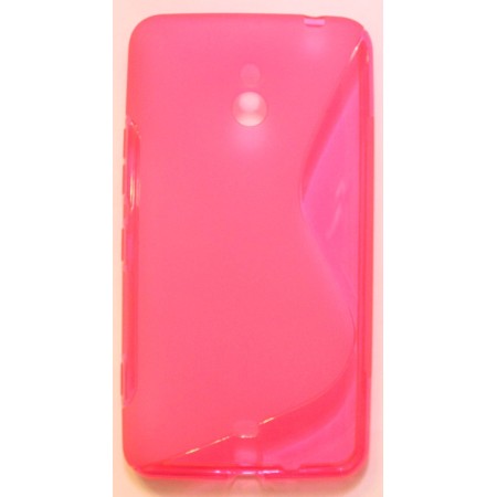 Lumia 1320 roosan punainen silikonisuojus.