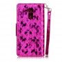 Huawei Honor 7 Lite hot pink bling bling puhelinlompakko
