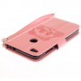 Huawei Honor 8 Lite vaaleanpunainen panda puhelinlompakko