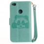 Huawei Honor 8 Lite mintun vihreä panda puhelinlompakko