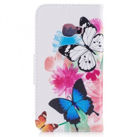 Samsung Xcover 4 perhoset puhelinlompakko