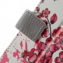 Huawei Honor 6X vaaleanpunaiset kukat puhelinlompakko