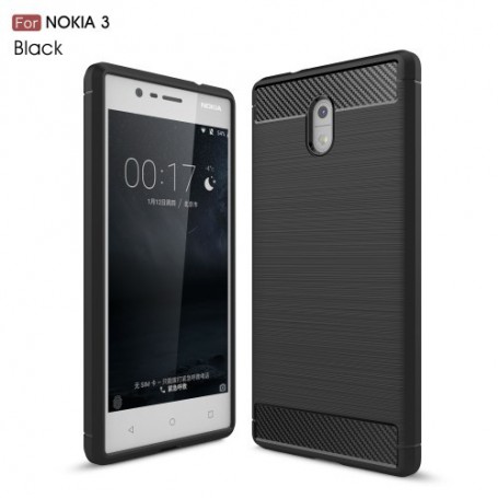 Nokia 3 musta suojakuori