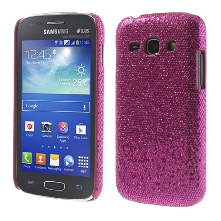 Galaxy ace 3 hot pink glitter suojakuori. – istuu täydellisesti puhelimen muotoihin