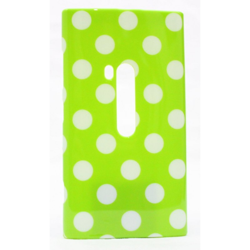 Lumia 920 polka dot suojakuori lime vihreä tausta violetteja täpliä. Lumia 920 polka dot suojakuori lime vihreä tausta violetteja täpliä.
