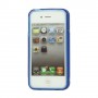 iPhone 4 sininen silikoni suojakuori.
