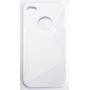 iPhone 4 valkoinen silikoni suojakuori.