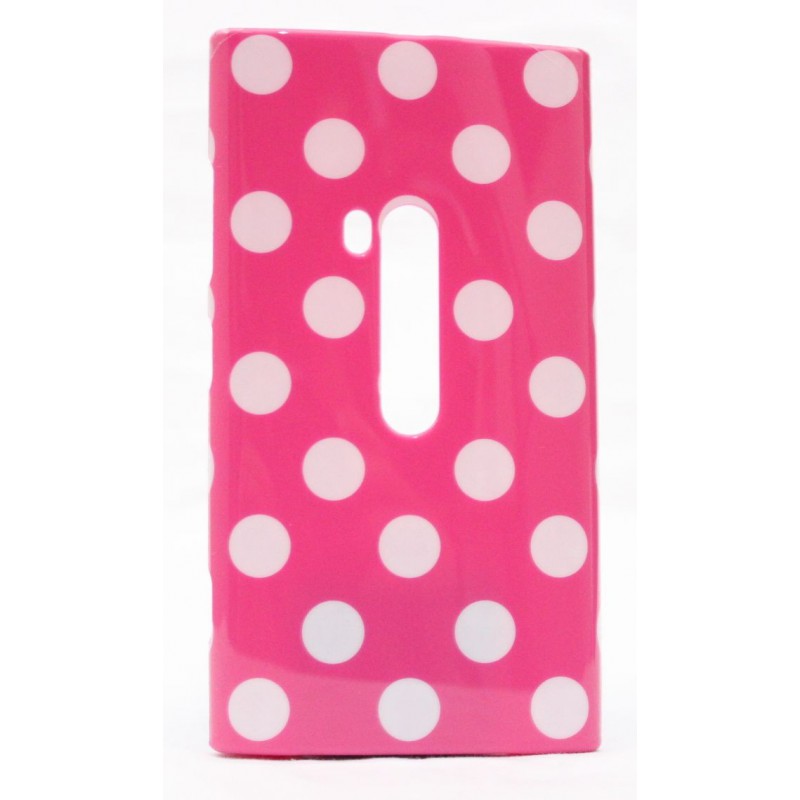 Lumia 920 polka dot suojakuori pinkki tausta valkoisia täpliä. Lumia 920 polka dot suojakuori pinkki tausta valkoisia täpliä.