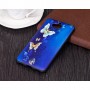 Huawei Y6 2017 sininen perhoset suojakuori.