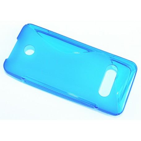 Nokia 301 roosan sininen silikonisuojus.