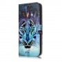 Huawei Honor 8 Lite sininen tiikeri puhelinlompakko