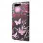 Huawei Honor 9 kukkia ja perhosia puhelinlompakko