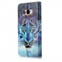 Samsung Galaxy S8 sininen tiikeri puhelinlompakko