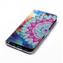 Samsung Galaxy S8 värikäs kukka puhelinlompakko