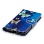 Motorola Moto G5 siniset perhoset puhelinlompakko