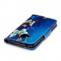 Motorola Moto G5 siniset perhoset puhelinlompakko