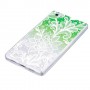 Huawei P8 Lite vihreä kukka suojakuori.