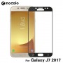 Samsung Galaxy J7 2017 kirkas karkaistu lasikalvo musta.