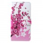 Nokia 6 vaaleanpunaiset kukat puhelinlompakko