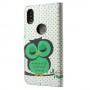 iPhone X / Xs vihreä pöllö suojakotelo