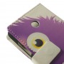 Lumia 630 violetti pörröpeikko puhelinlompakko