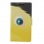 Lumia 630 keltainen pörröpeikko puhelinlompakko