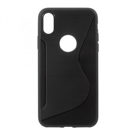 Apple iPhone X / Xs musta suojakuori.