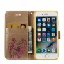 Apple iPhone 8 plus kullanvärinen kukkia ja perhosia suojakotelo