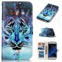 Samsung Galaxy S7 sininen tiikeri suojakotelo – monipuolinen suojakotelo korttitaskuilla