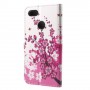 Huawei P9 Lite Mini vaaleanpunaiset kukat suojakotelo