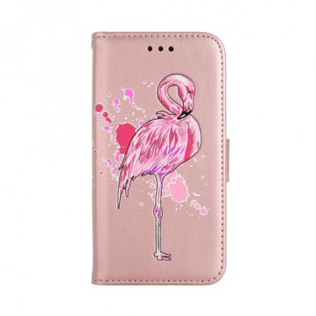 Huawei Honor 8 Lite ruusukulta flamingo suojakotelo