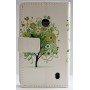 Lumia 520 vihreä puu lompakkokotelo.