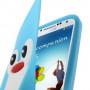 Galaxy S4 vaaleansininen kannellinen pingviini silikonisuojus.