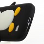 Galaxy S4 Mini musta pingviini silikonisuojus.