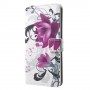 OnePlus 5T violetit kukat suojakotelo