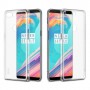 OnePlus 5T ultra ohuet läpinäkyvät kuoret ja suojakalvo