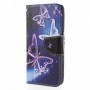 Huawei Honor 9 Lite violetit perhoset suojakotelo