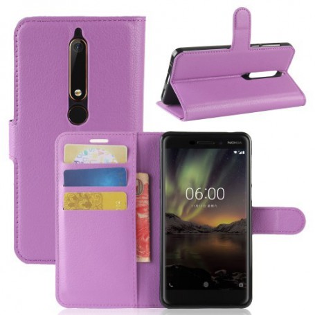 Nokia 6 2018 violetti suojakotelo