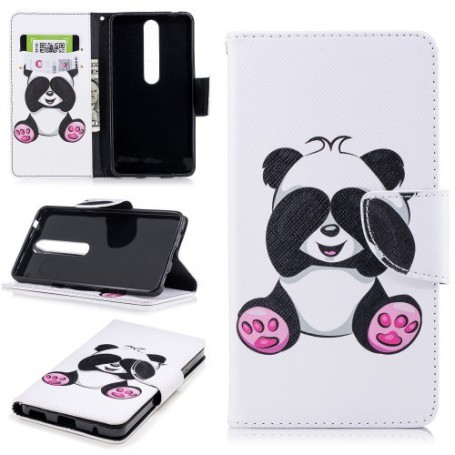 Nokia 6 2018 panda suojakotelo