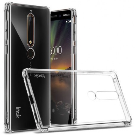 Nokia 6 2018 ultra ohuet läpinäkyvät kuoret.